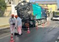 28 02 25 Partiti Questa Mattina A Carbonara Gli Interventi Congiunti Di Comune E Aqp Per La Disinfestazione E Disostruzione Delle Condotte Di Fognatura Nera E Bianca