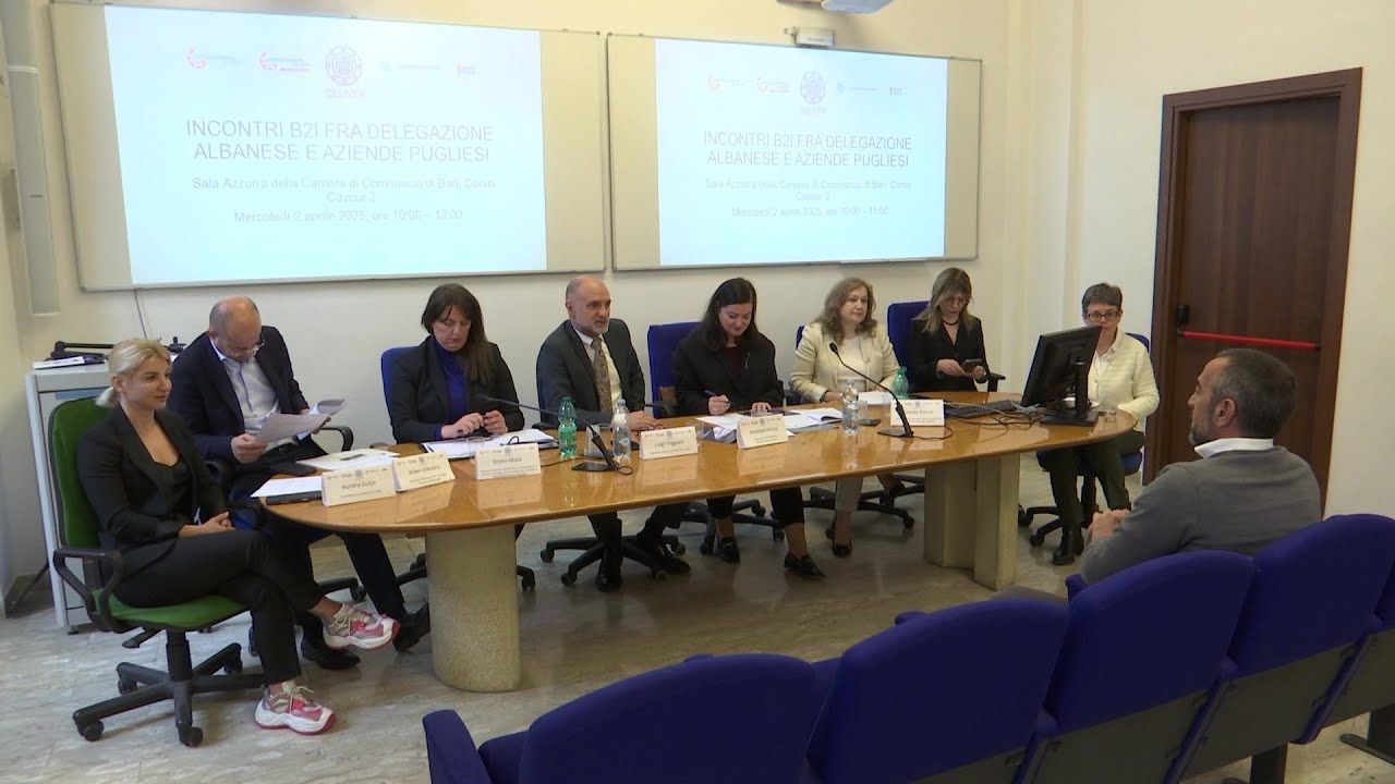 Crescono Le Relazioni Tra Italia E Albania: A Bari 20 Imprese Pugliesi Incontrano Il Governo Albanese – Video