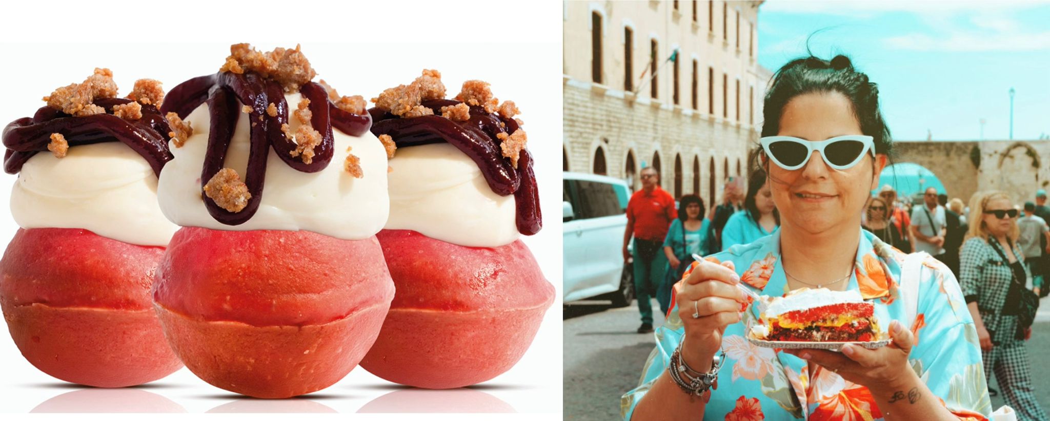 Bombette dolci gelati