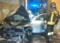 Incendio auto Ceglie