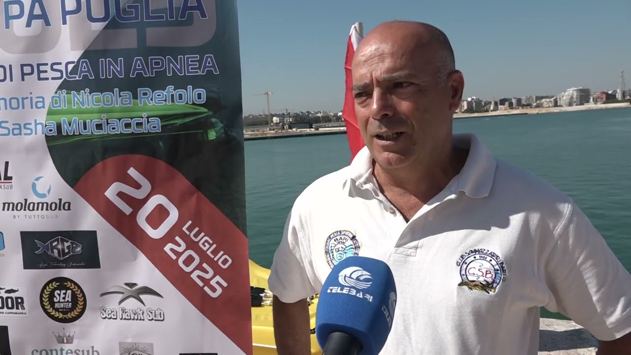 Bari, A San Giorgio La Coppa Puglia Pesca In Apnea: “vogliamo Far Vivere Il Mare In Maniera Completa” – Video