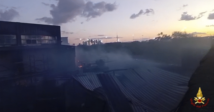 Incendio Modugno