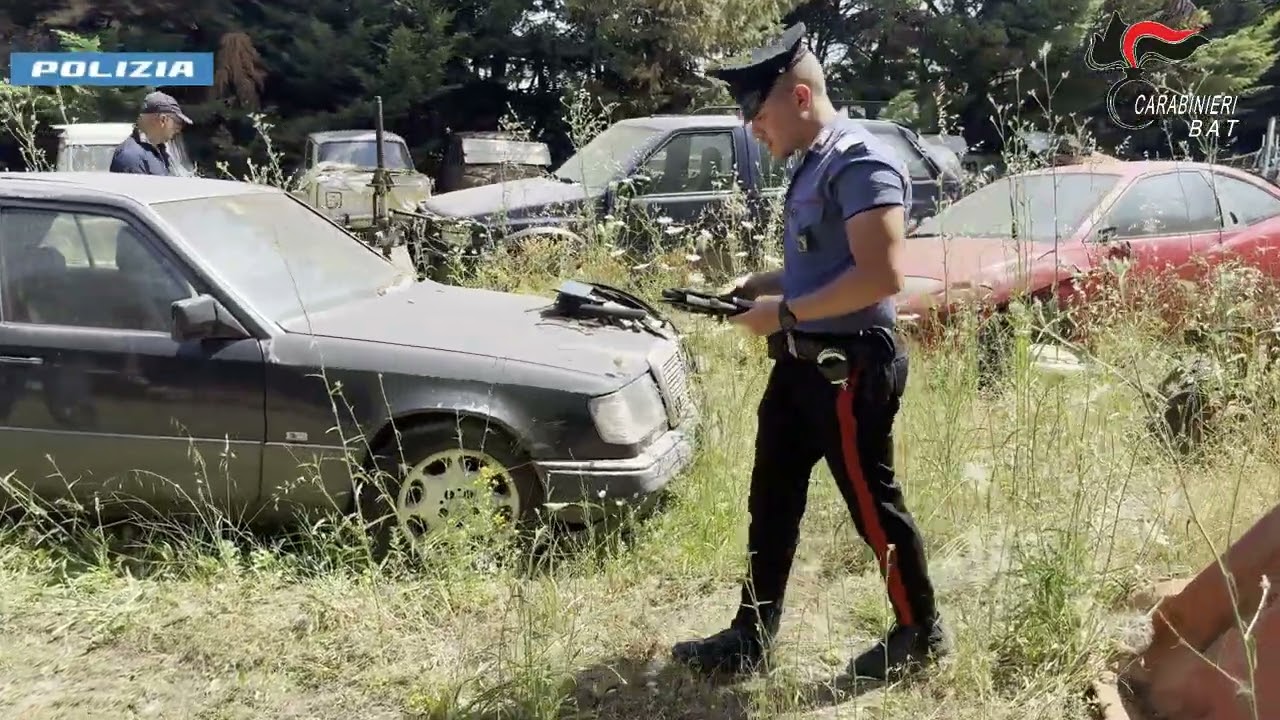 Andria, Un Cimitero Di Auto E Moto Abbandonate In Campagna: Titolare Deferito Per Gestione Illecita – Video