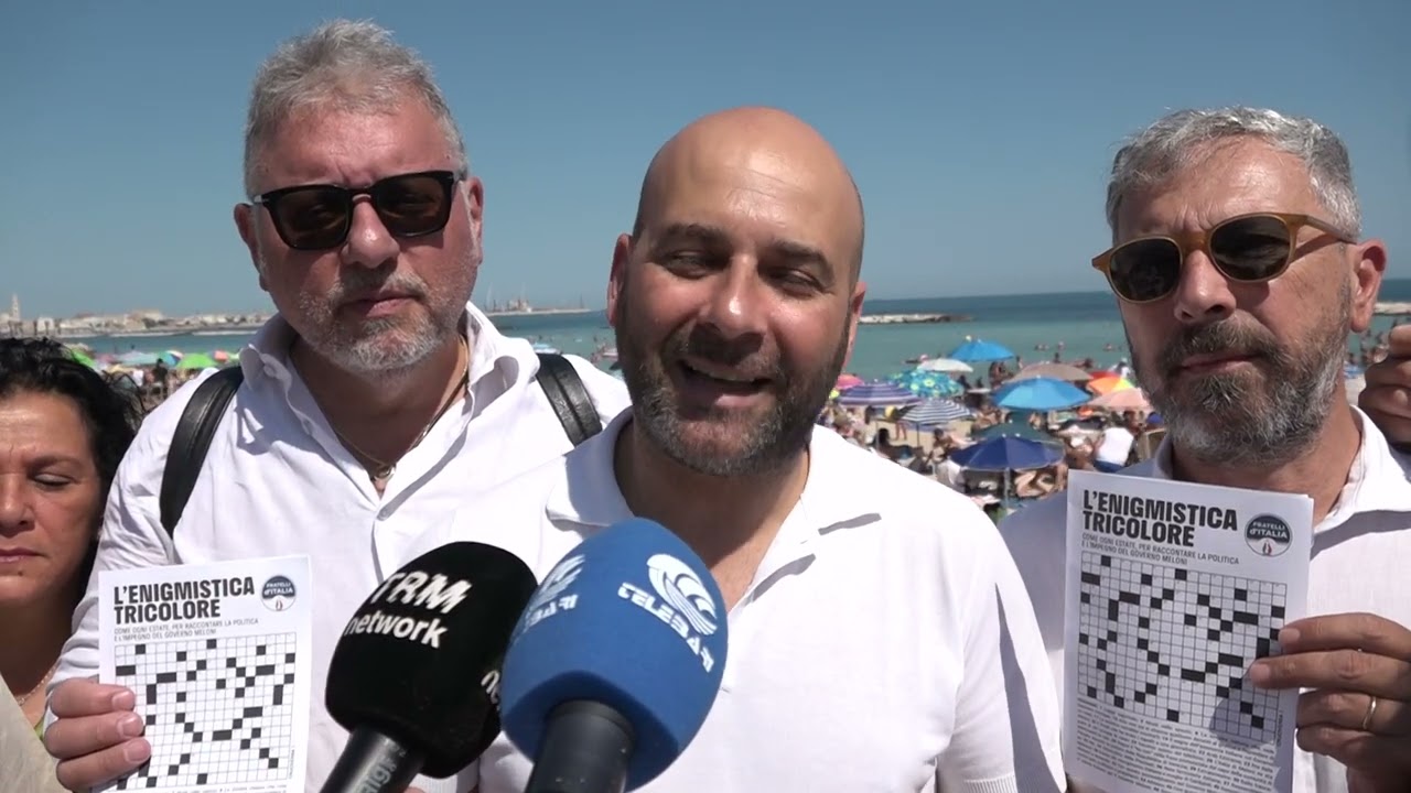 Bari, L’iniziativa Di Fratelli D’italia A Pane E Pomodoro: Un Cruciverba A Tema Governo Meloni – Video