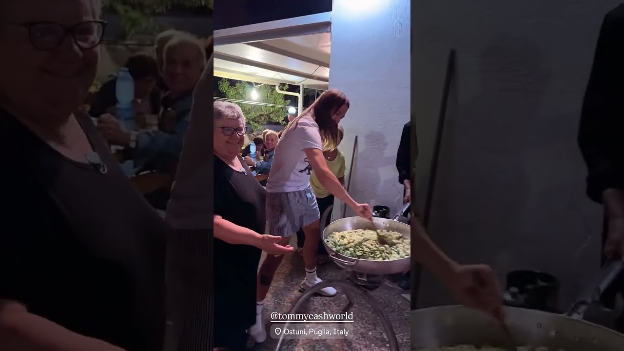 Ostuni, C’è Tommy Cash: Il Rapper Cucina Orecchiette E Incontra Le Nonnine Di Espresso Macchiato – Video