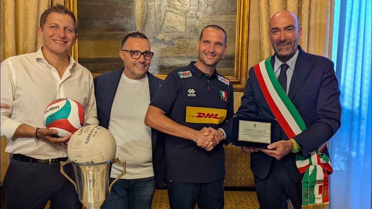 Bari, A Nino Gagliardi Un Premio Dal Comune Dopo La Vittoria Mondiale: “momento Magico Per La Pallavolo” – Video