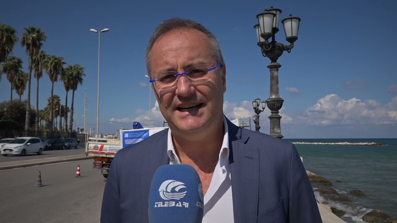 Il Lungomare Di Bari Si Rifà Il Look, Al Via La Manutenzione Dei Candelabri Ornamentali – Video