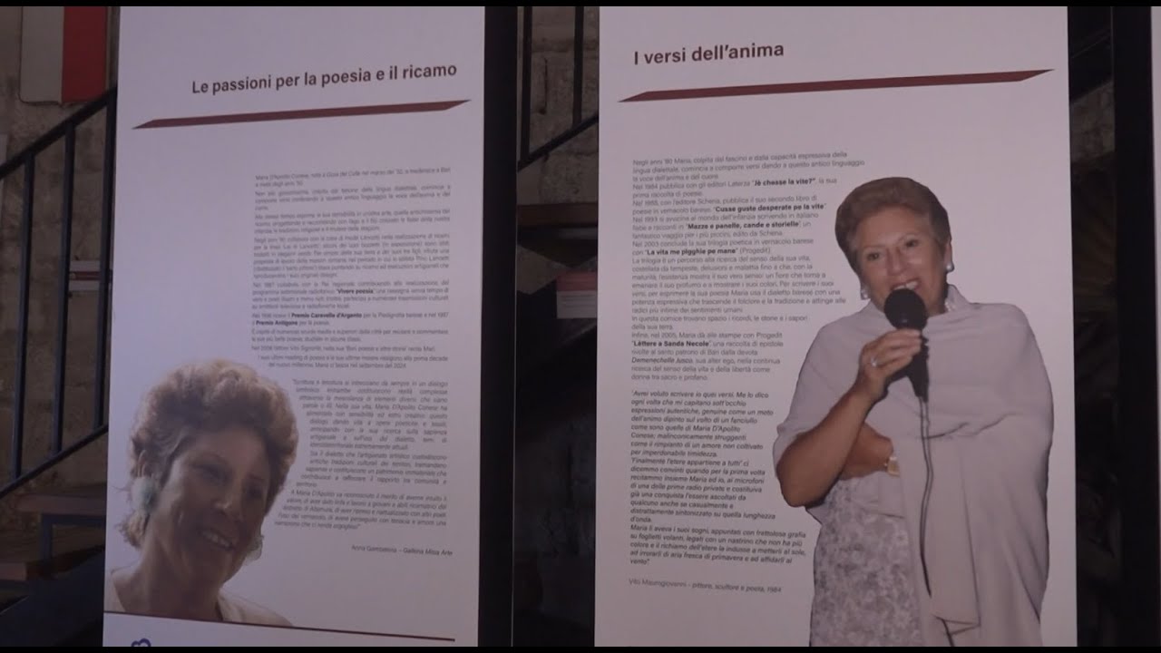 ‘il Filo Della Narrazione’, Dalle Poesie Alle Creazioni Tessili: Bari Ricorda Maria D’apolito Conese – Video