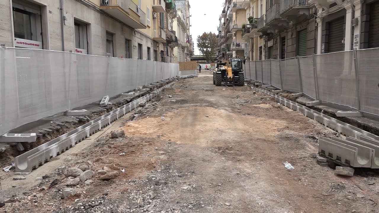 Bari, Proseguono I Lavori Di Pedonalizzazione In Via Manzoni: “sarà Un Fiore All’occhiello Della Città” – Video