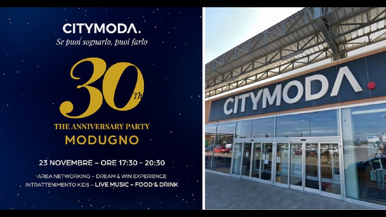 Citymoda Celebra 30 Anni Di Attività, Il 23 Novembre Festa A Modugno: “sarà Un Evento Sogno” – Video