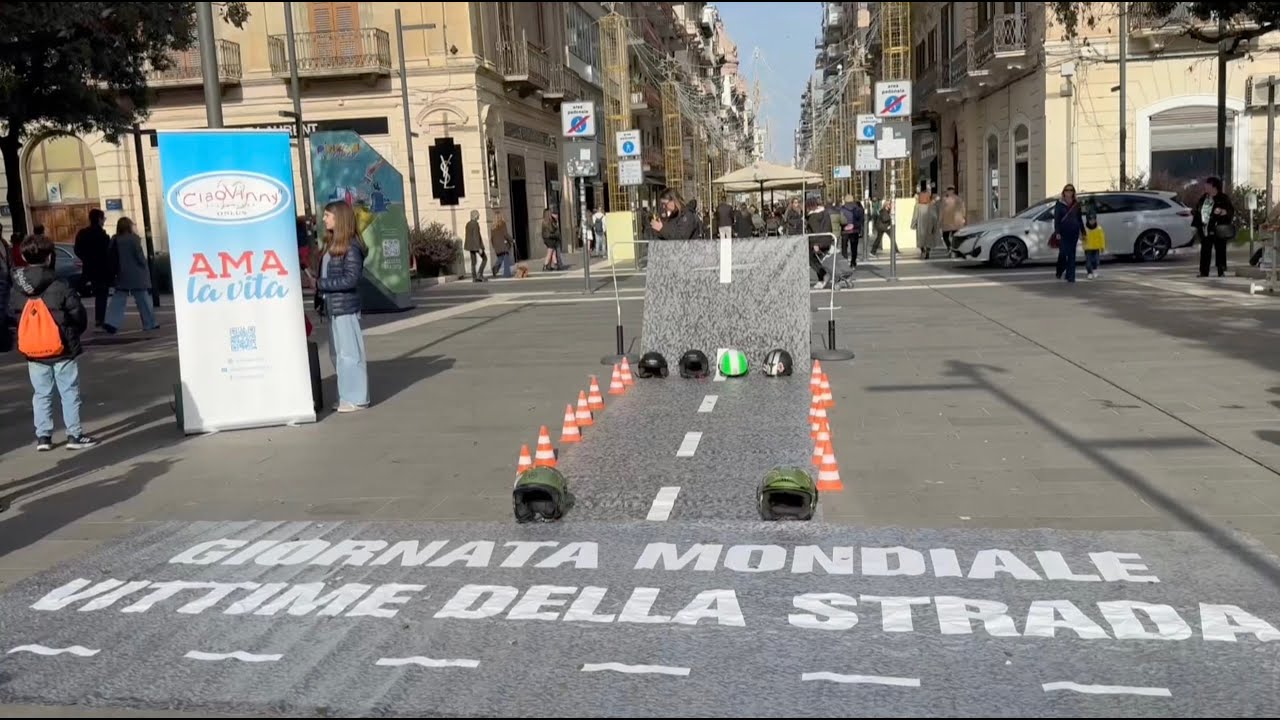 Giornata Vittime Della Strada, A Bari Associazioni Unite Per Chiedere Più Sicurezza: “la Strada Non è Un Gioco” – Video
