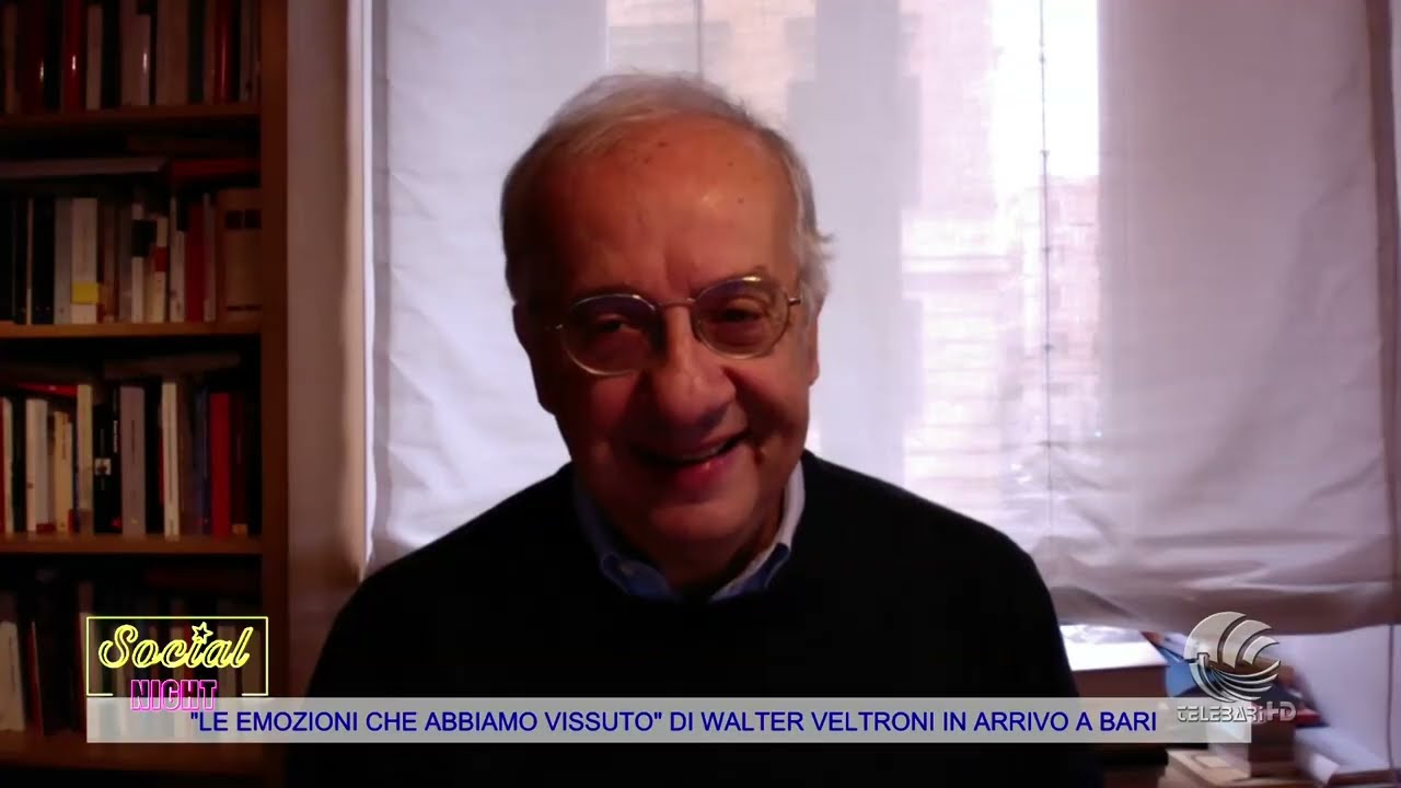 Walter Veltroni A Telebari: “il Mio Amico Decaro Farà Bene, Bisogna Aver Fiducia Nei Cambiamenti” – Video