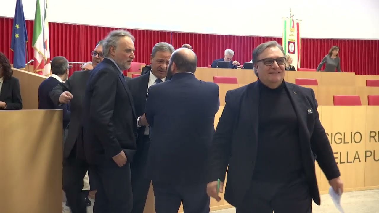 Consiglio Regionale Della Puglia, Ecco Le Sette Commissioni: Tutti I Presidenti Eletti – Video