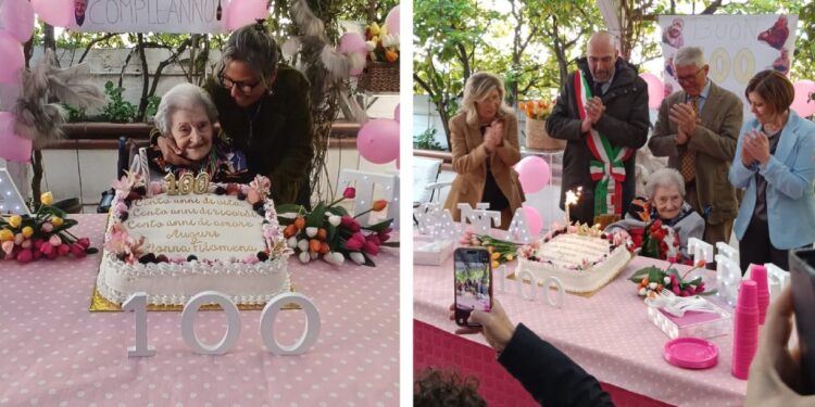 Bari, nonna Filomena compie 100 anni: 