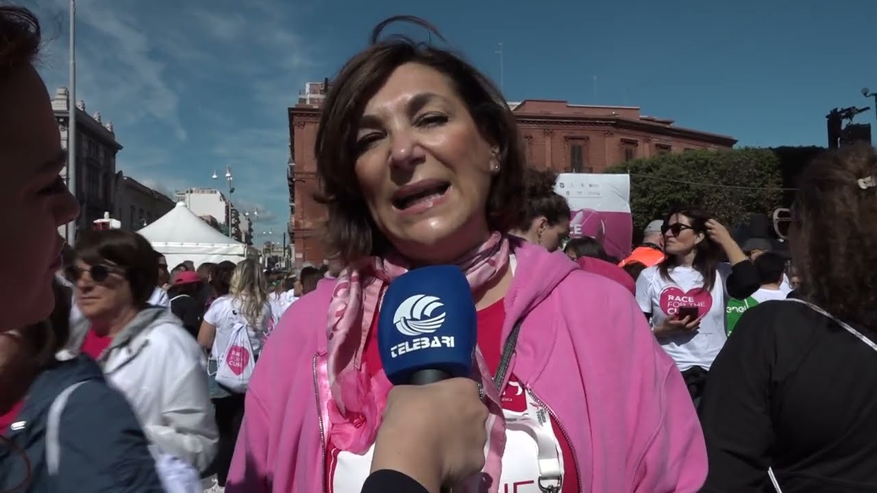 Race For The Cure A Bari, In Strada Oltre 20mila Persone: “fiume D’affetto Per Le Donne In Rosa” – Video