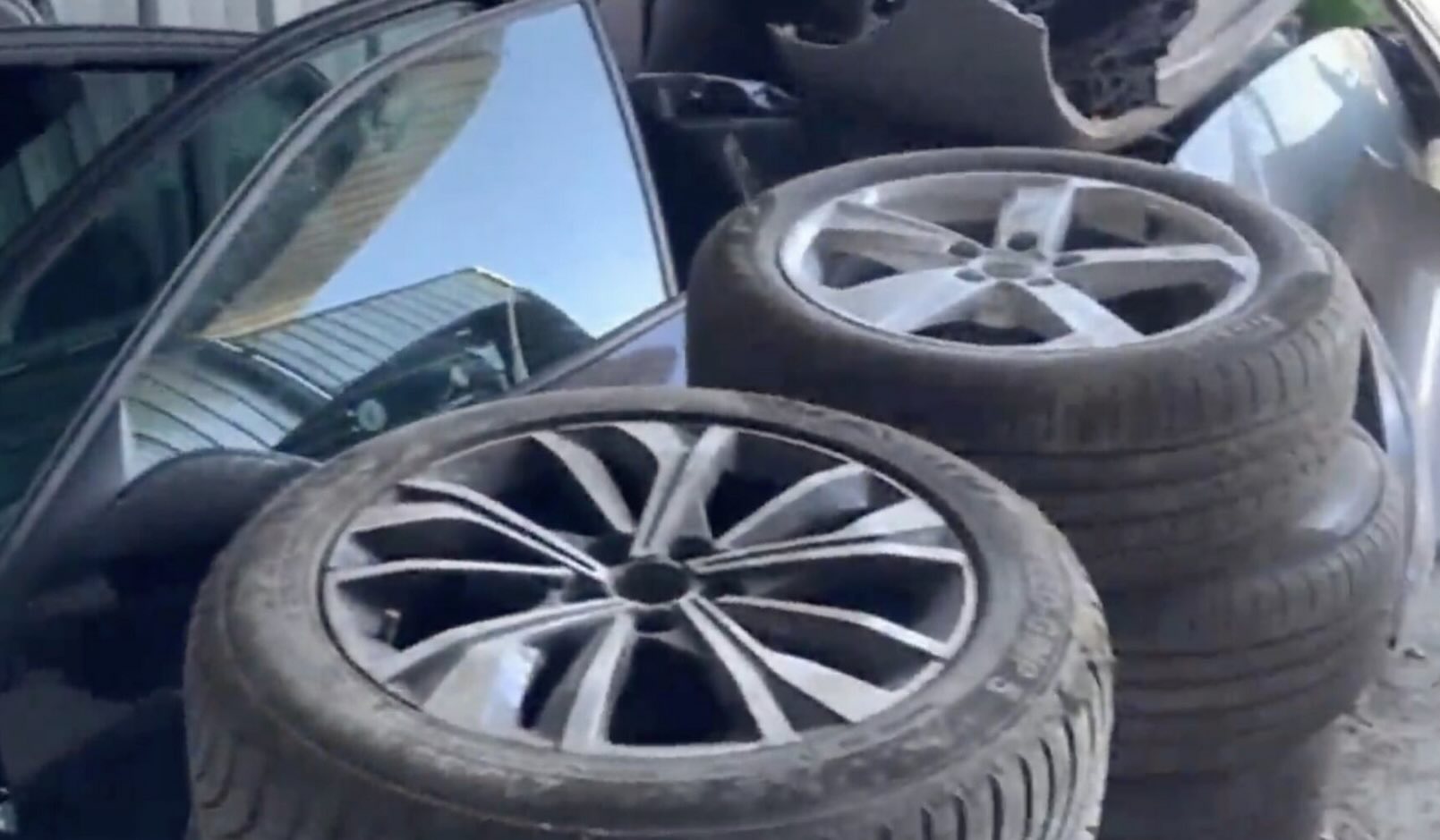 Auto Rubata Carcassa