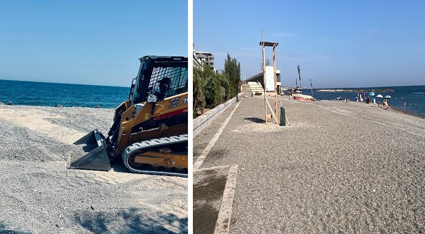 02 07 26 Completati Gli Interventi Di Manutenzione Delle Spiagge Libere Di Fesca San Girolamo E Palese Fesca