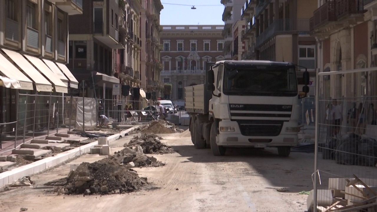 Brt, Cantieri In Via Andrea Da Bari: Tra Via Piccinni E Abate Gimma Lavori Fino Al 31 Luglio – Video